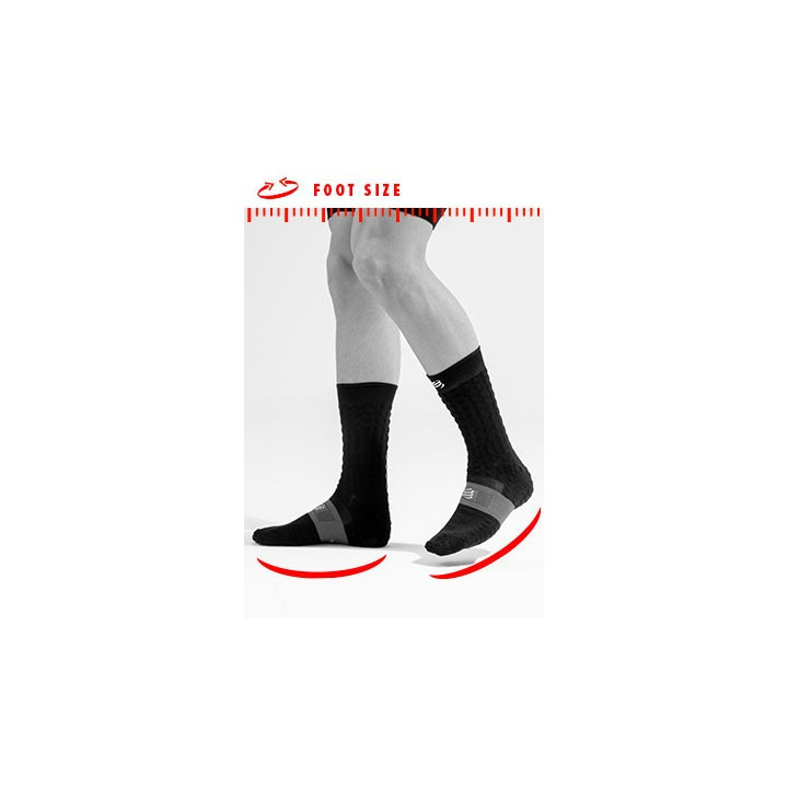 COMPRESSPORT FULL SOCKS OXYGEN BLACK