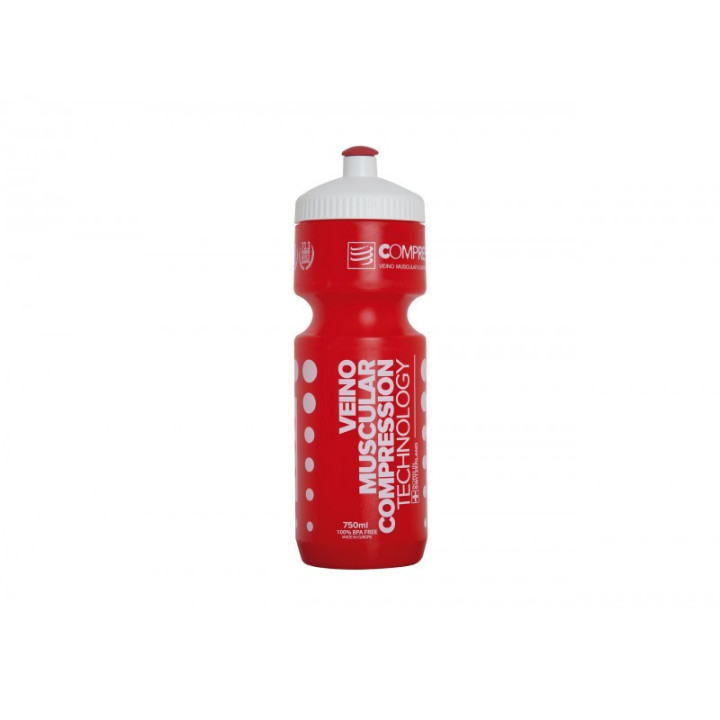 Compressport Cycling Bottle 750 ml red white