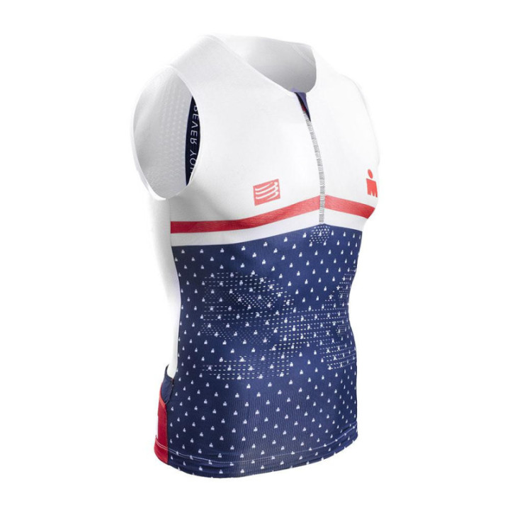 Compressport TR3 Tank Top IronMan Blue