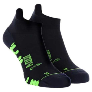 Inov-8 TrailFly Ultra Sock Low Black Green - calcetines - nonstop minimalist runners