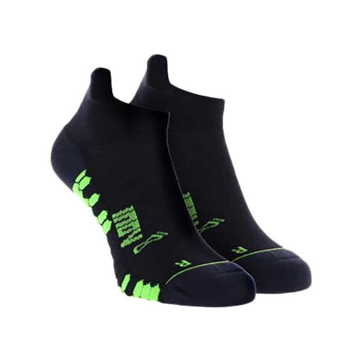 Inov-8 TrailFly Ultra Sock Low Black Green - socks - nonstop minimalist runners