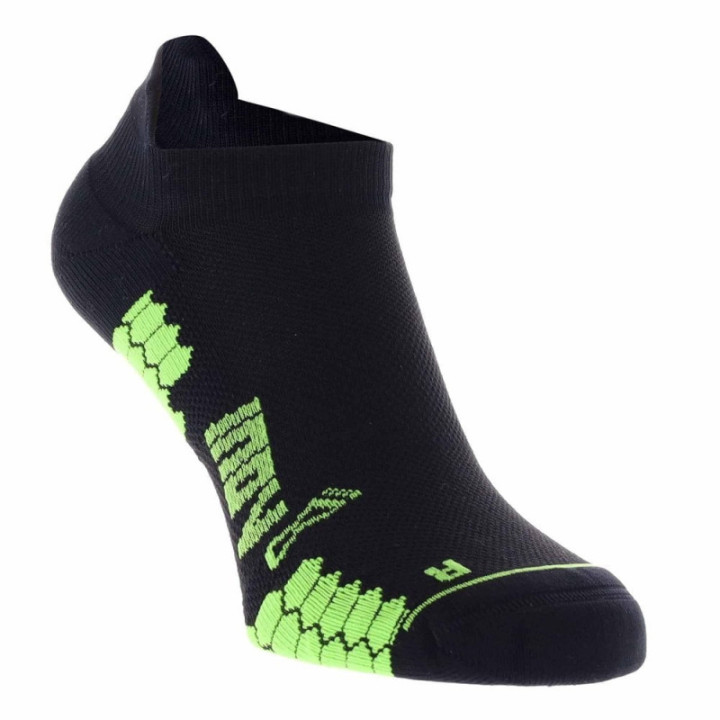 Inov-8 TrailFly Sock Low Black Green - chaussettes - nonstop minimalist runners