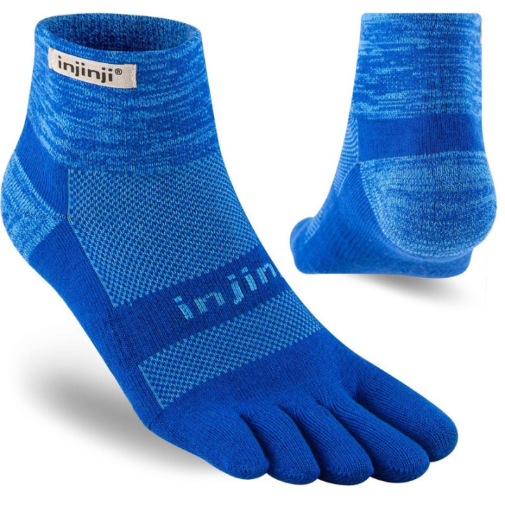 Injinji Trail Performance Midweight Mini-Crew Bay - socks