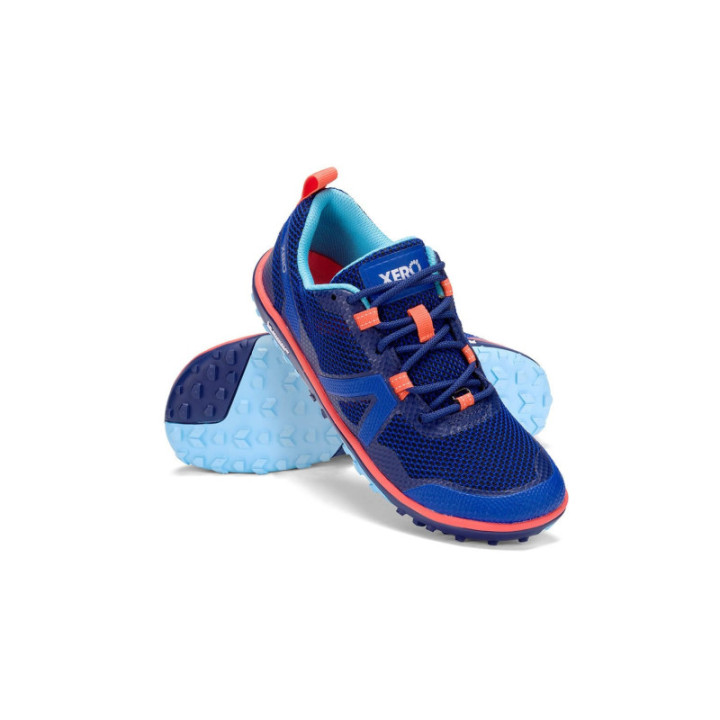 Xero Shoes Scrambler Low W Sodalite Blue Orange - zapatilla trail minimalista - nonstop minimalistrunners