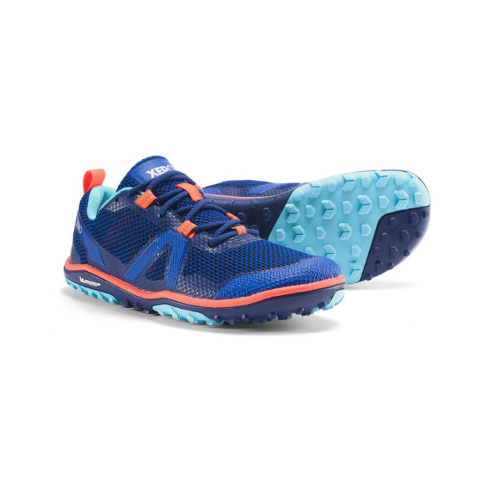 Xero Shoes Scrambler Low W Sodalite Blue Orange - zapatilla trail minimalista - nonstop minimalistrunners