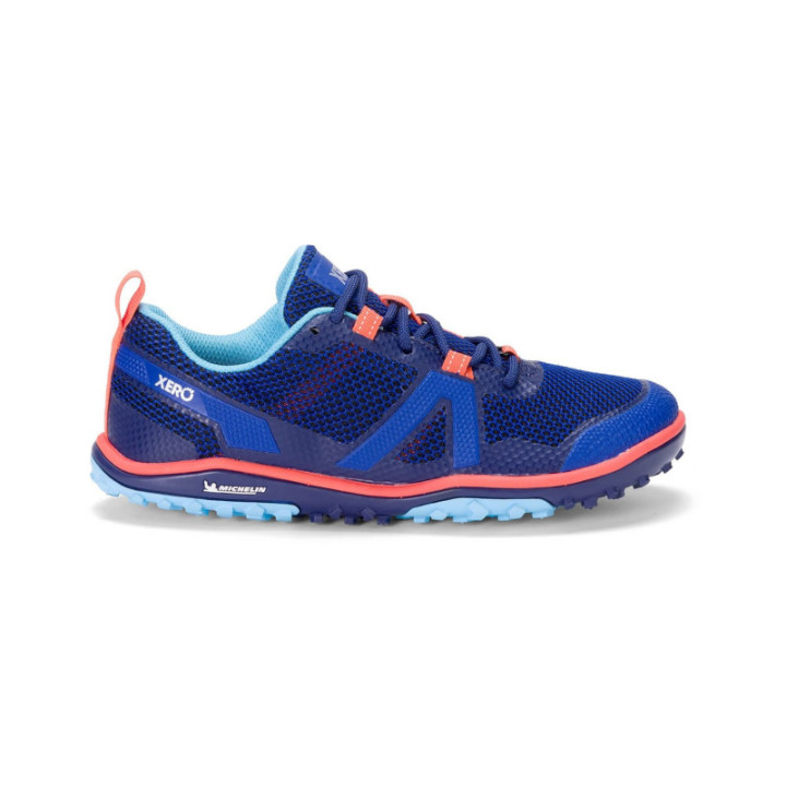 Xero Shoes Scrambler Low W Sodalite Blue Orange - zapatilla trail minimalista - nonstop minimalistrunners