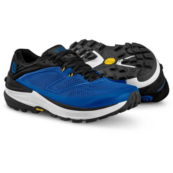 Topo athletic mtn racer 2 mango black - trail running shoes - minimalistrunners