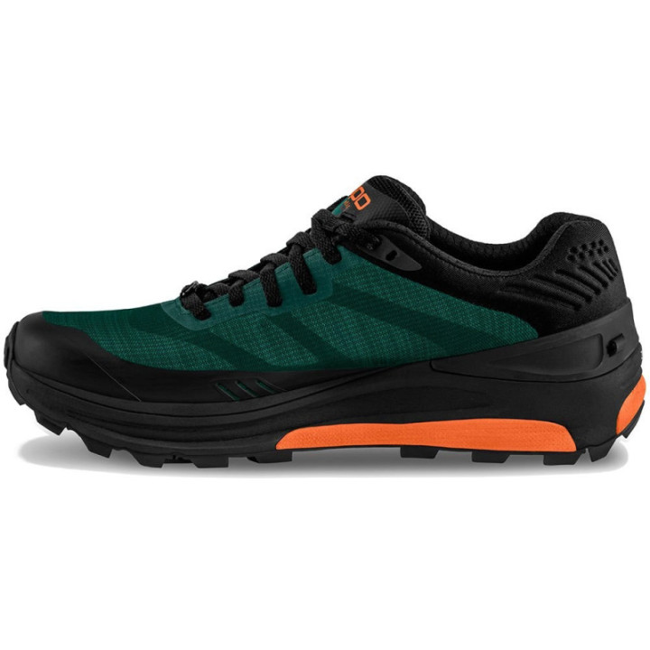 Topo athletic mtn racer 2 mango black - trail running shoes - minimalistrunners