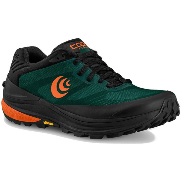 Topo athletic mtn racer 2 mango black - trail running shoes - minimalistrunners