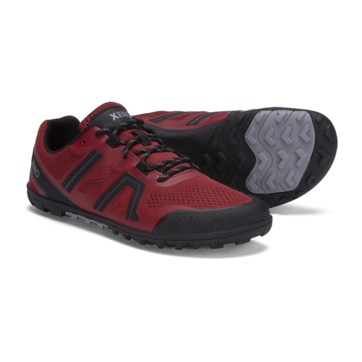Xero shoes mesa trail II Moab Red - zapatilla trail minimalista - nonstop minimalistrunners