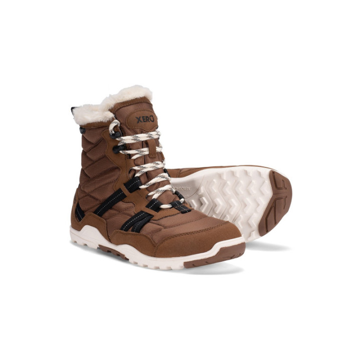 Xero Shoes Alpine W Rubber Brown Eggshell - zapatillas minimalistas - nonstop