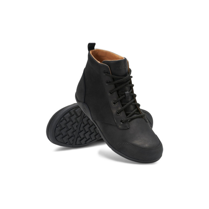 Xero Shoes Denver Leather Lined Black - zapatillas minimalistas - nonstop