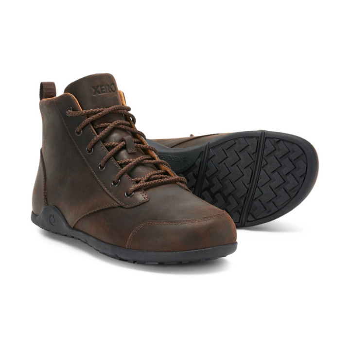 Xero Shoes Denver Leather Lined Brown - zapatillas minimalistas - nonstop