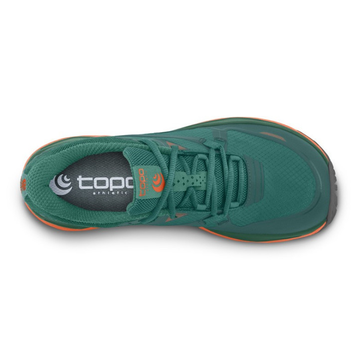 Topo Athletic MT-3 Woman Emerald Orange - zapatillas trail running - Nonstop