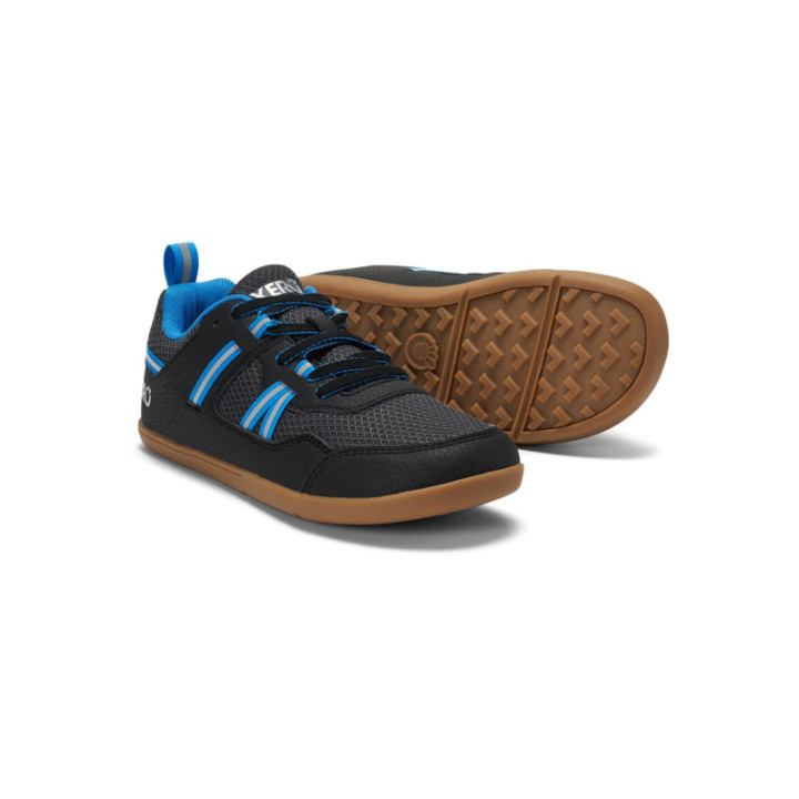 Xero Shoes Prio Youth Black Blue - zapatillas niños minimalistas - nonstop