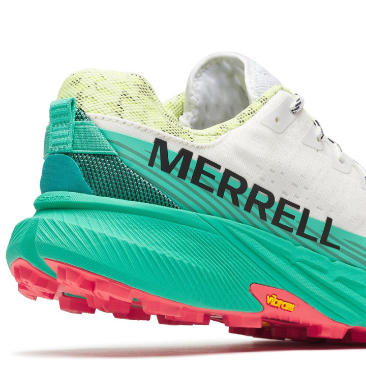 Merrell Agility Peak 5 White Turquoise - zapatillas trail running - minimalistrunners