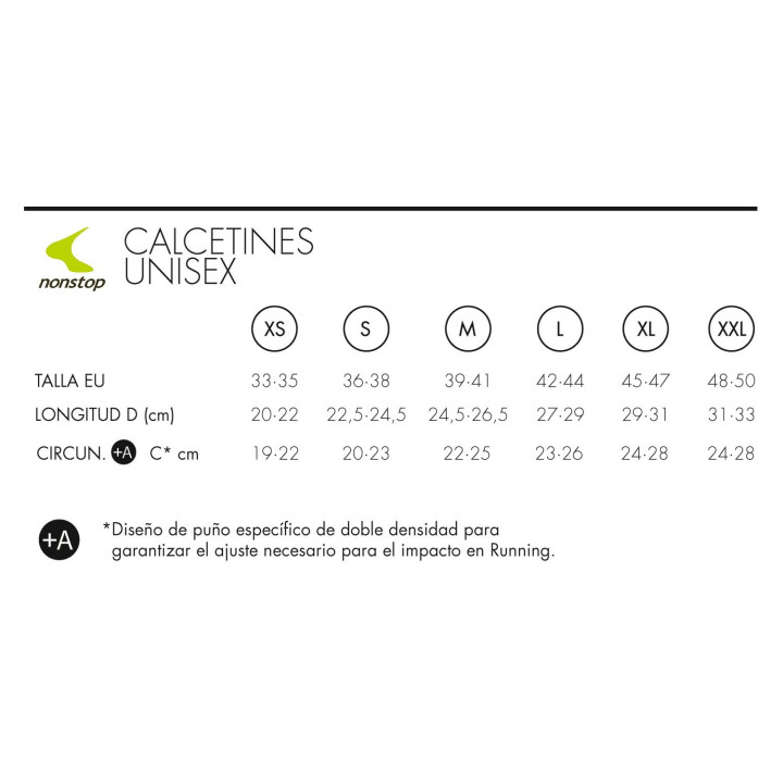 Lurbel Track Four Black Dark Grey - calzini -  Nonstop minimalistrunners