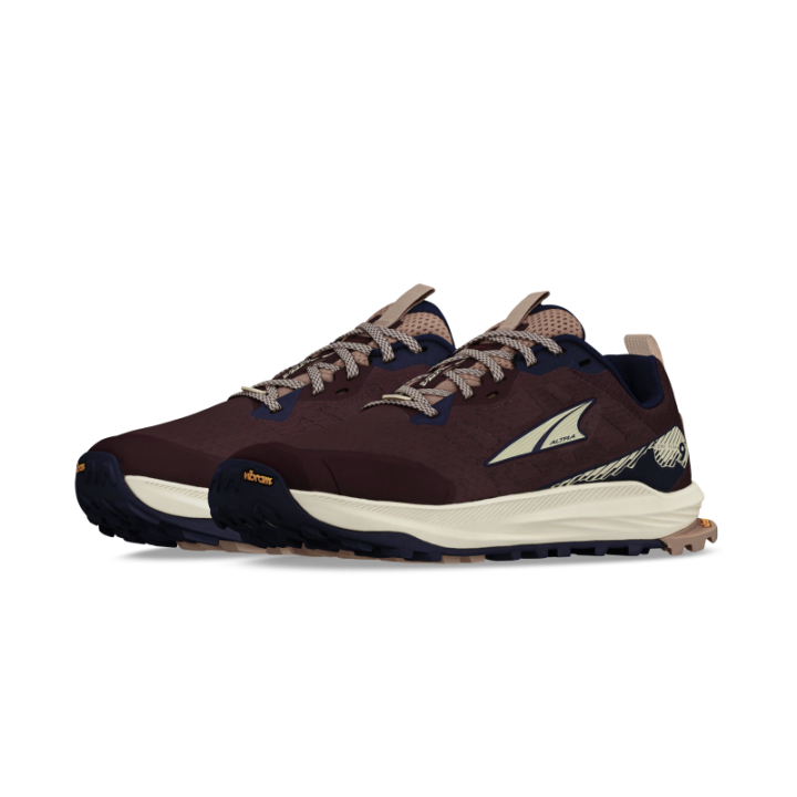 Altra Lone Peak 9+ Woman Maroon - natural running shoes- Nonstop