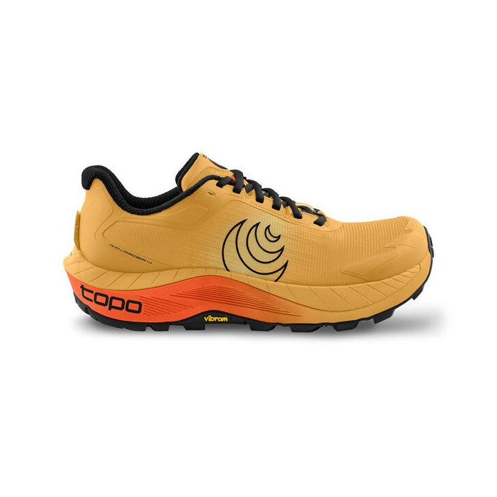 Topo Athletic MTN Racer 4 Mango Black - zapatillas trail running - minimalistrunners