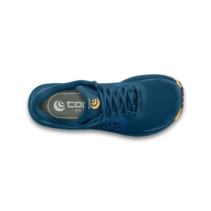 Topo Athletic MTN Racer 4 Navy Orange - trail running shoes - minimalistrunners