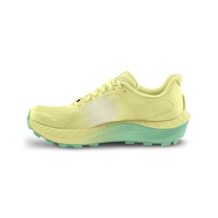 Topo Athletic MTN Racer 4 Woman Yellow Green - zapatillas trail running - minimalistrunners