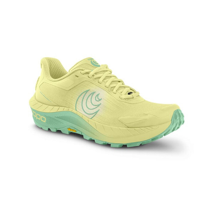 Topo Athletic MTN Racer 4 Woman Yellow Green - zapatillas trail running - minimalistrunners