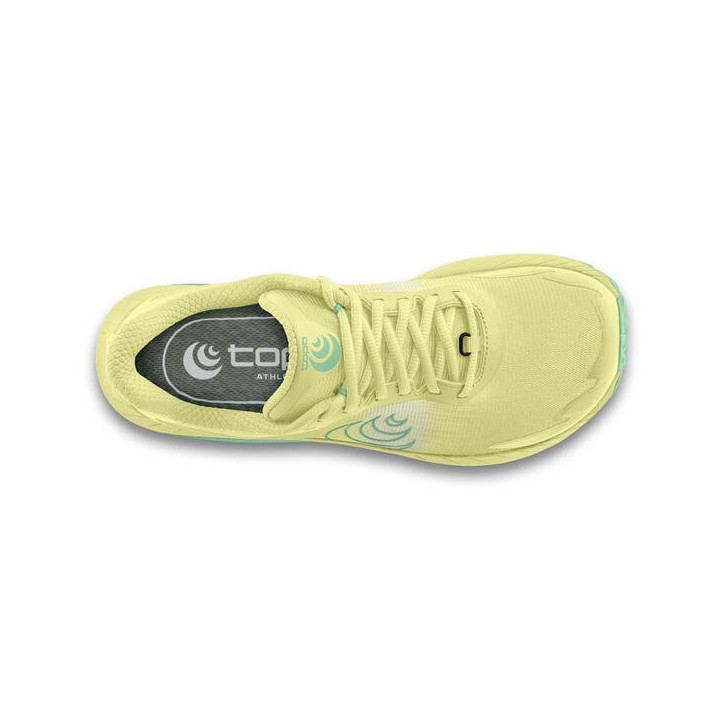 Topo Athletic MTN Racer 4 Woman Yellow Green - zapatillas trail running - minimalistrunners