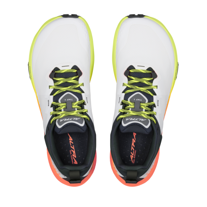 Altra Timp 6 White Lime - scarpa trail running - minimalistrunners