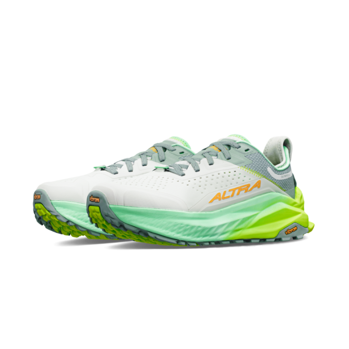 Altra Olympus 6 Woman Gray Orange - scarpe da trail running - Nonstop minimalista