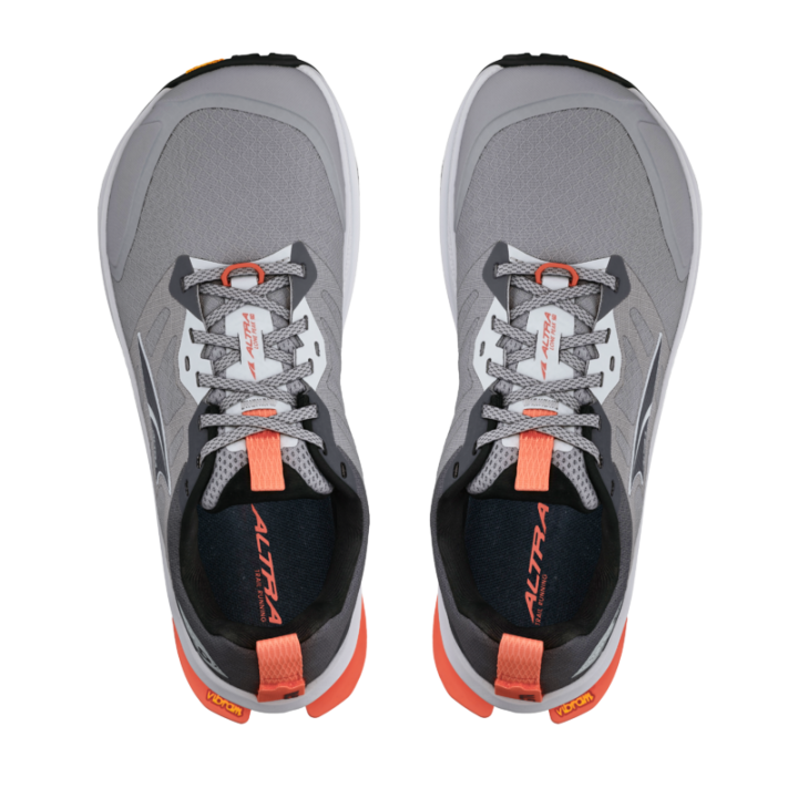 Altra Lone Peak 9+ Woman Gray Orange - scarpe da corsa naturali - Nonstop