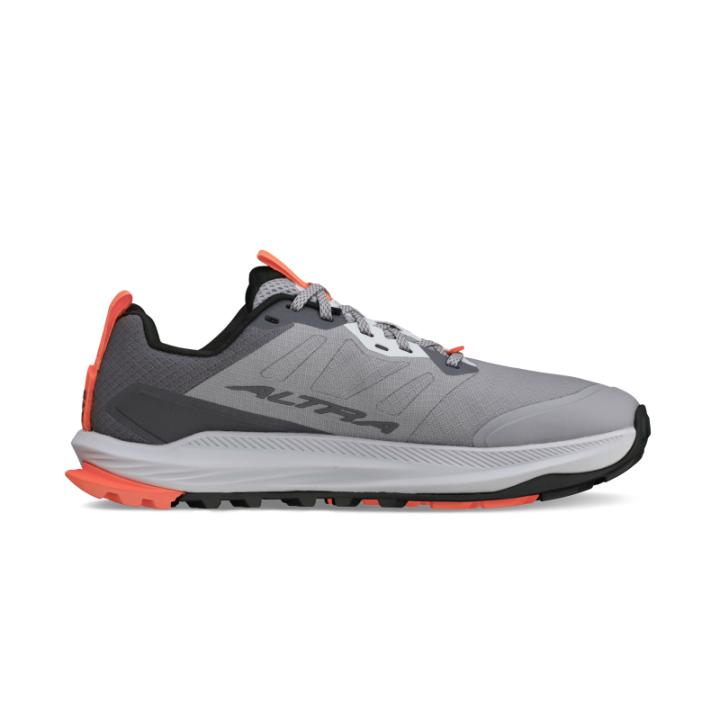 Altra Lone Peak 9+ Woman Gray Orange - scarpe da corsa naturali - Nonstop
