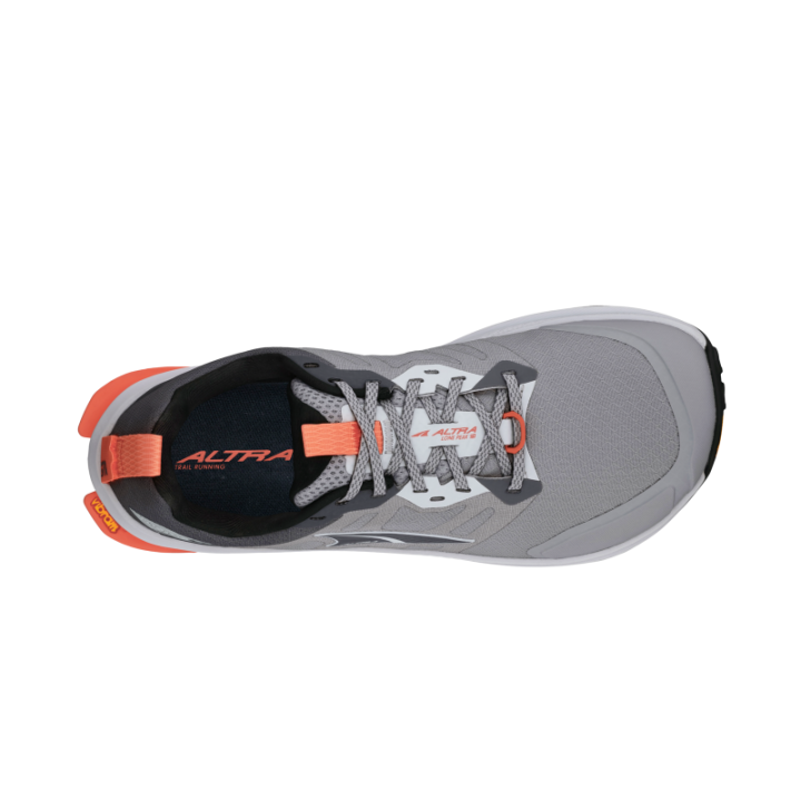 Altra Lone Peak 9+ Woman Gray Orange - scarpe da corsa naturali - Nonstop