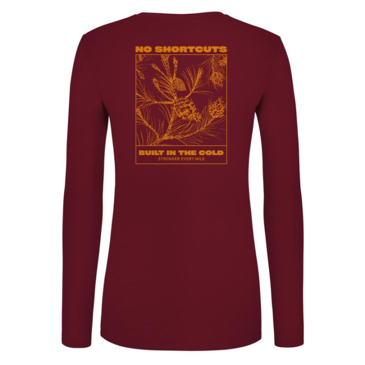 Tuga Wear Miles Red - camisetas tecnicas manga larga - Nonstop minimalistrunners