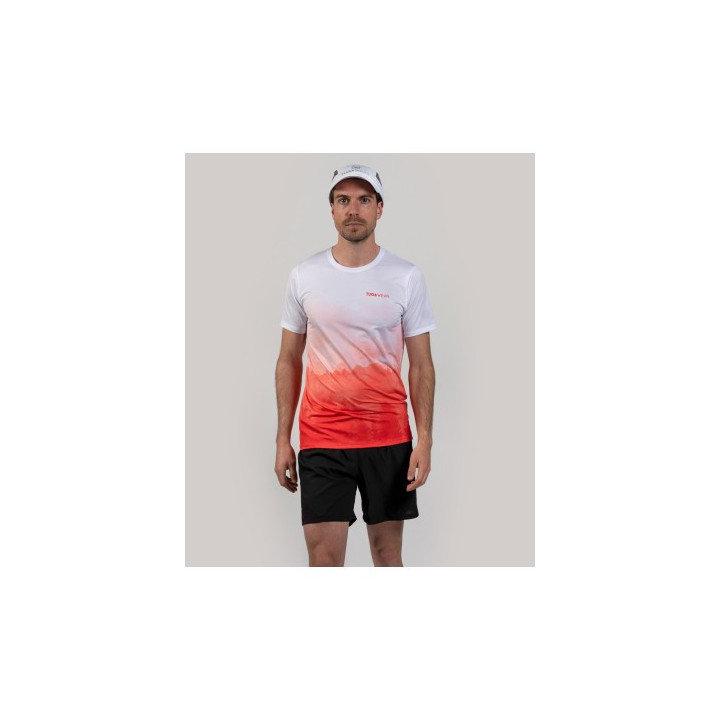 Tuga Wear Daylight Men Red - camisetas tecnicas manga corta - Nonstop minimalistrunners