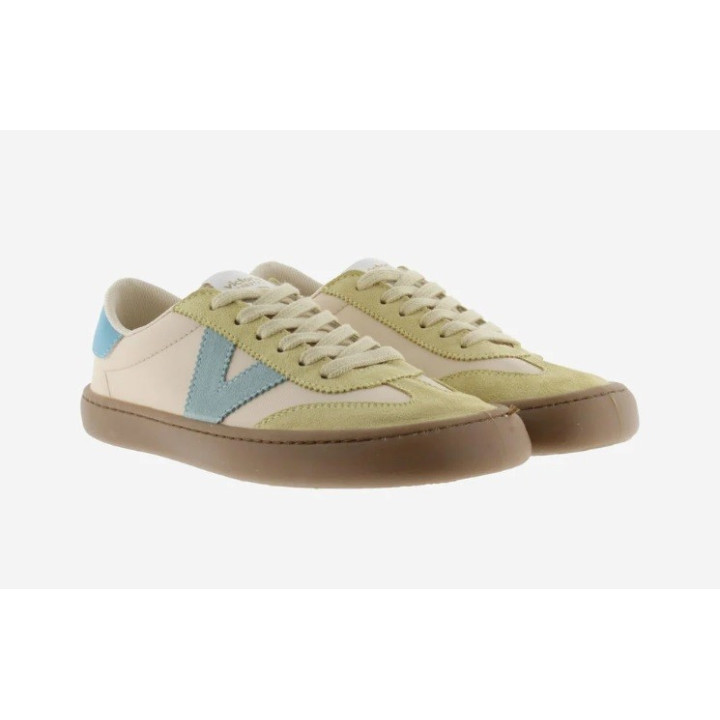 Victoria Olmo Barefoot Nylon Vainilla  - zapatilla minimalista - Nonstop minimalistrunners