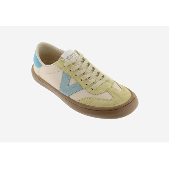 Victoria Olmo Barefoot Nylon Vainilla  - zapatilla minimalista - Nonstop minimalistrunners