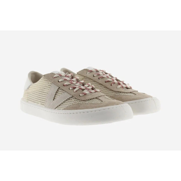 Victoria Olmo Barefoot Rejilla Beige  - zapatilla minimalista - Nonstop minimalistrunners