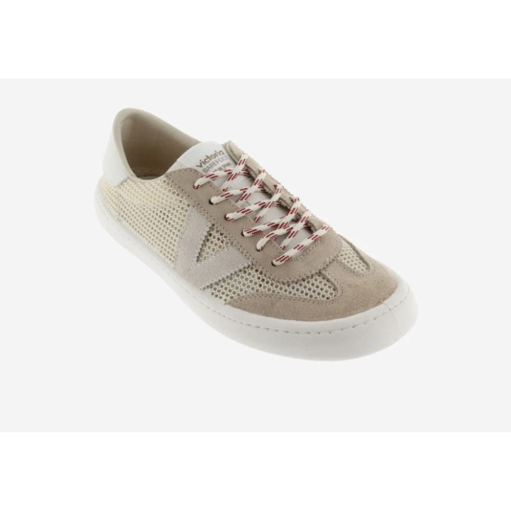 Victoria Olmo Barefoot Rejilla Beige  - zapatilla minimalista - Nonstop minimalistrunners