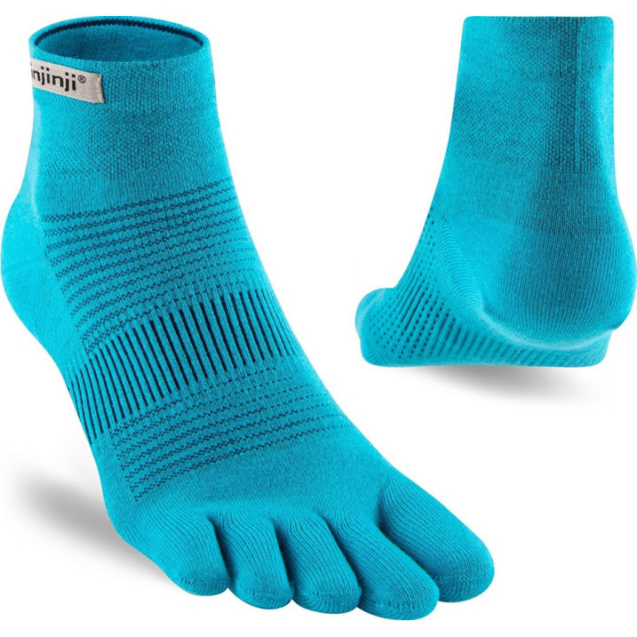 Injinji Run Lightweight Mini - Crew Pacific Blue - calcetines - nonstop minimalistrunners