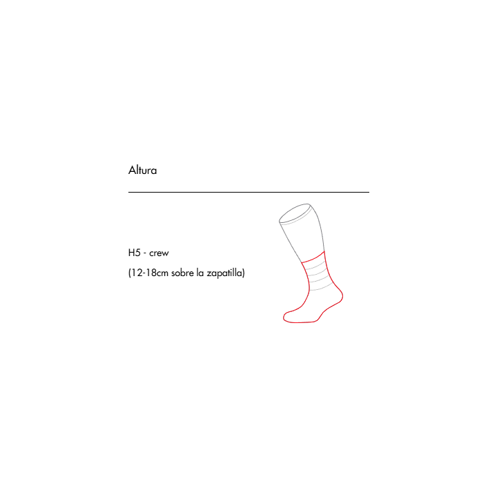 Lurbel Tiwar Five Dark Grey Pistachio - calzini - Nonstop minimalistrunners