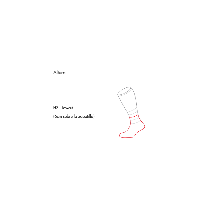 Lurbel Desafio Three Black Red - socks - Nonstop minimalistrunners