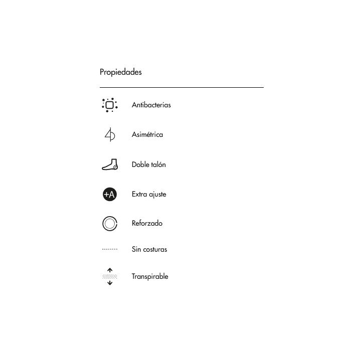 Lurbel Desafio Three Dark Grey Black - calcetines - Nonstop minimalistrunners