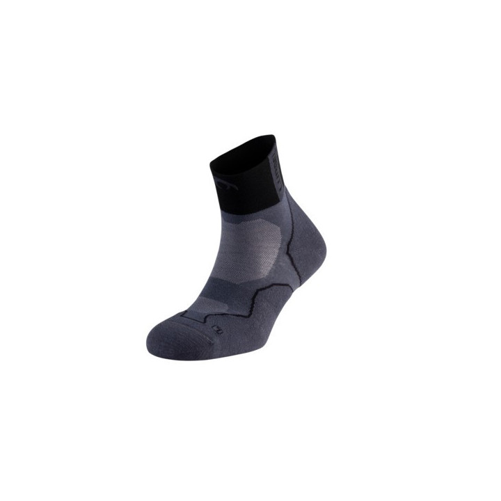 Lurbel Desafio Three Dark Grey Black - calcetines - Nonstop minimalistrunners