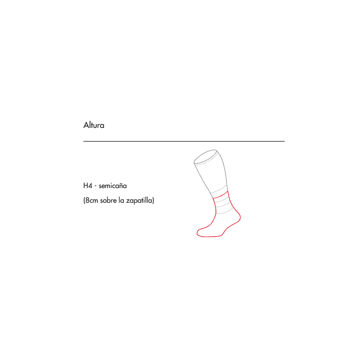 Lurbel Tierra Toe Four Black Ice Grey - calcetines - Nonstop minimalistrunners