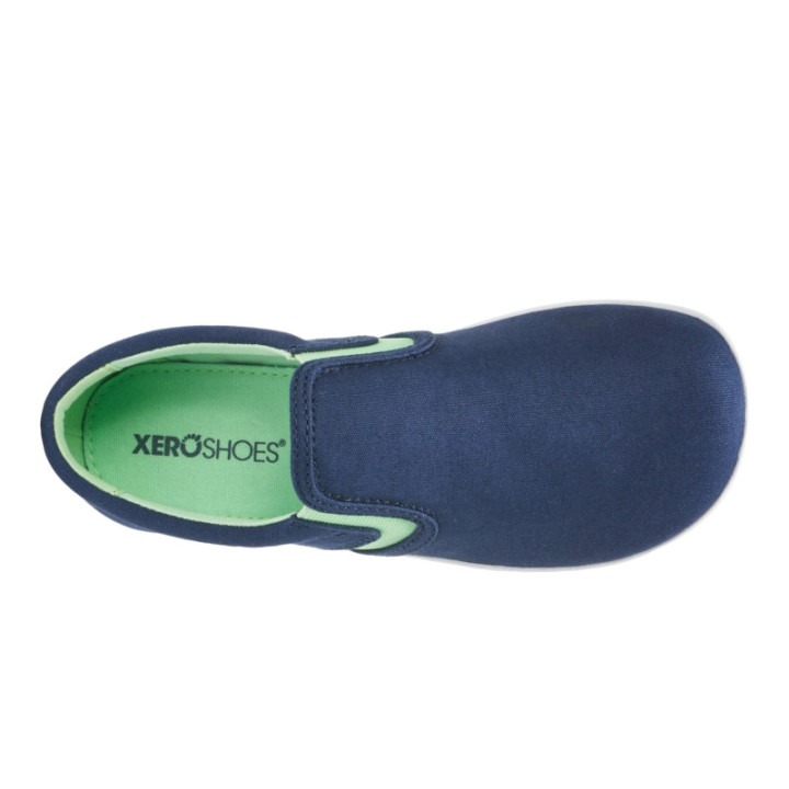 Xero Shoes Dillon Canvas Slip On Big Kids Insignia Blue - zapatillas minimalistas - Nonstop minimaistrunners