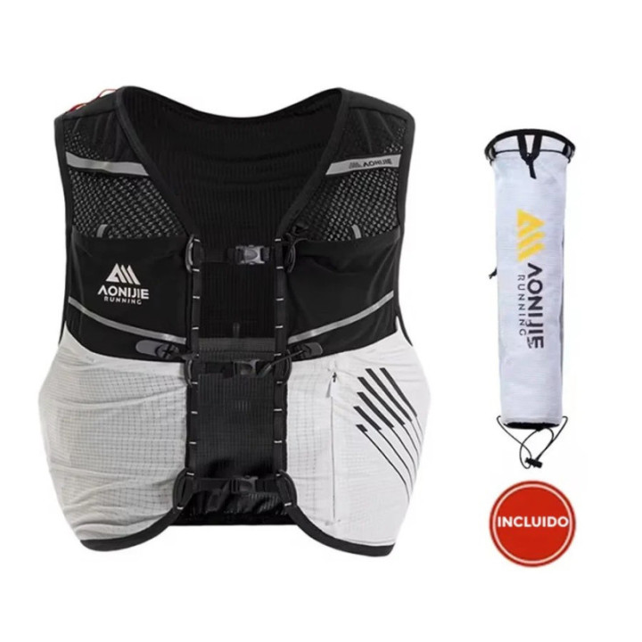 Aonijie Pro 5L. Black White - Nonstop minimalistrunners