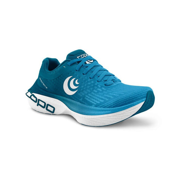 Topo Athletic Specter 2 Blue Blue - asphalt sneakers - Nonstop minimalistrunners