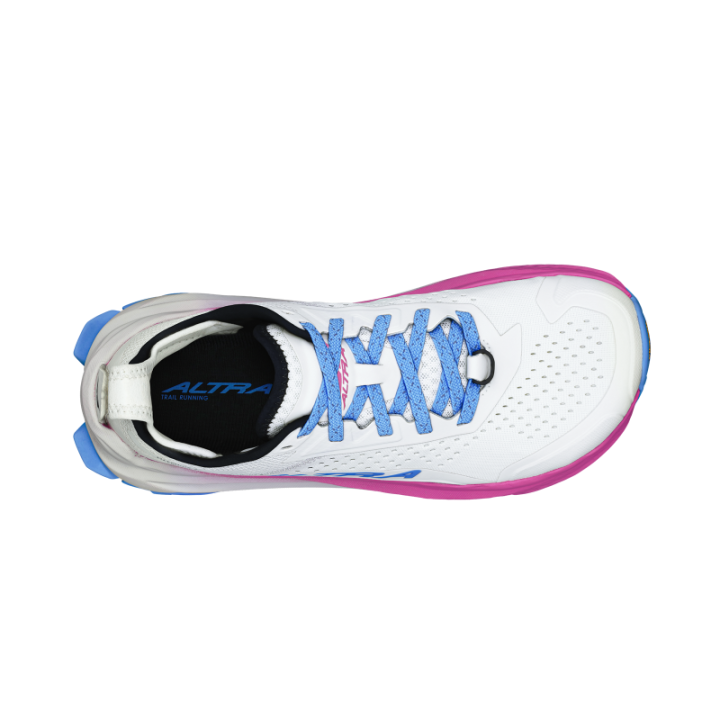Altra Olympus 6 Women White Blue - natural running shoes - Nonstop minimalistrunners