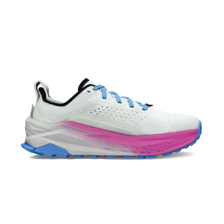 Altra Olympus 6 Women White Blue - natural running shoes - Nonstop minimalistrunners