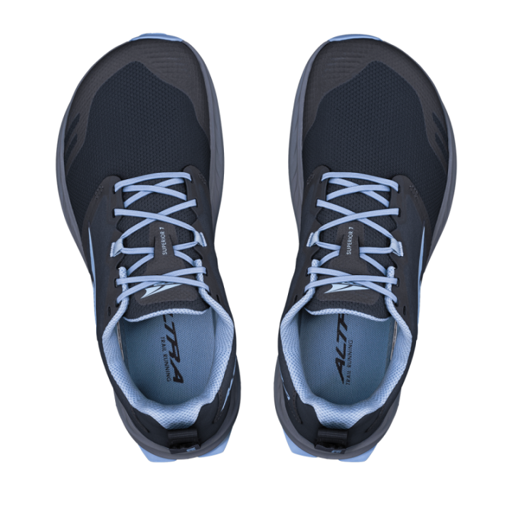 Altra Superior 7 Women Black Blue - trail running shoes - Nonstop minimalistrunners